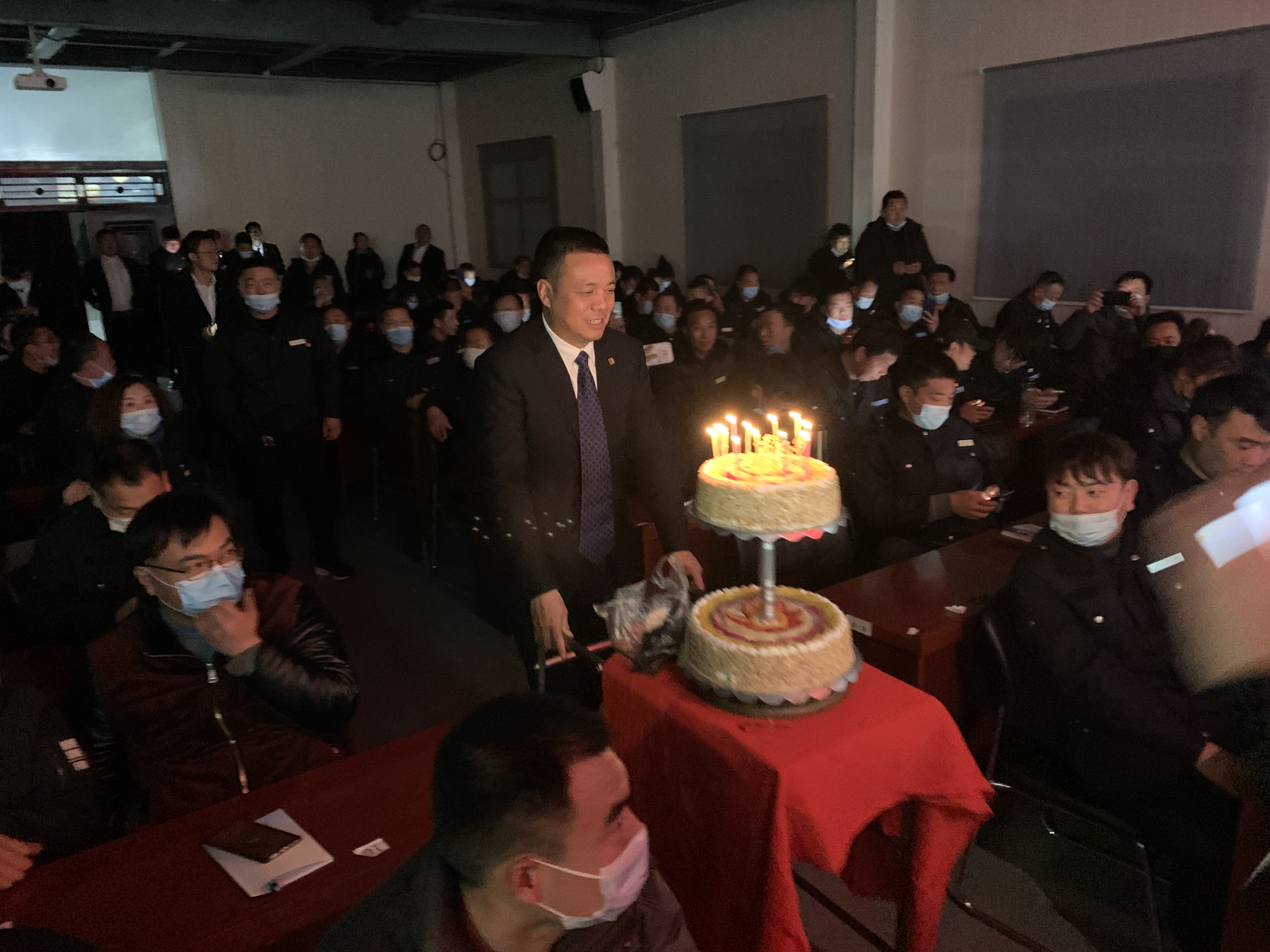 阳光驾校员工集体生日会